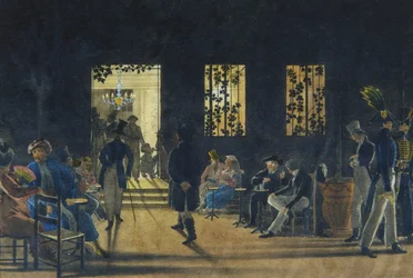 Boscareccia Kamer van het Café Nuovo, Palazzo Ruspoli, Rome, 1827